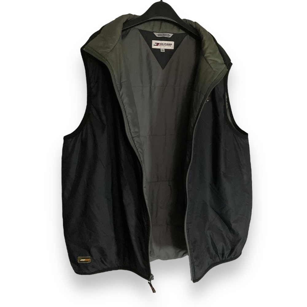 Vintage Tommy Hilfiger | Zip-up & Padded Athletic Nylon Vest | Size: Large